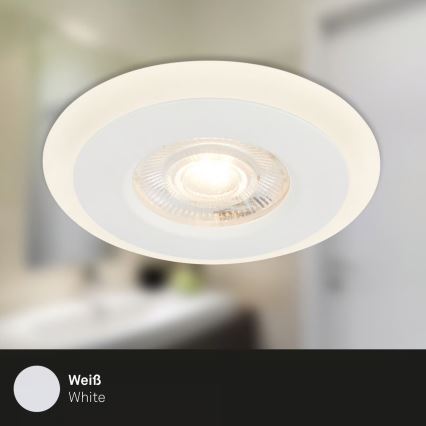 Briloner 7039036 - 3er-Set LED-Einbauleuchten für Badezimmer LED/5W/230V IP44 weiß
