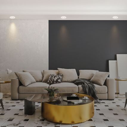 Briloner 7039036 - Set da 3 lampade LED da incasso per bagno 3xLED/5W/230V IP44 bianco