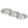 Briloner 7041-034 - LOT 3x Spot encastrable de salle de bain LED/4,9W/230V IP44 argent