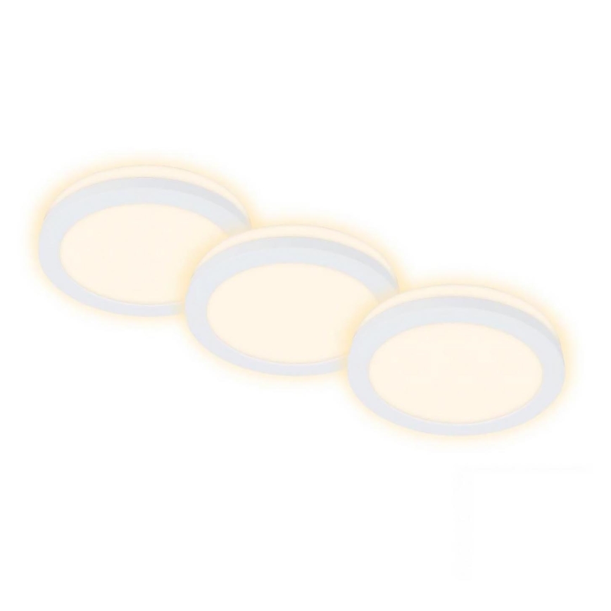 Briloner 7055-036 - SET 3x LED-Einbauleuchte für Badezimmer LED/3W/230V IP44
