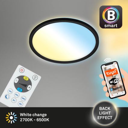 Briloner 7058-015 - Dimmbares LED-Licht SLIM LED/18W/230V 2700-6500K Wi-Fi Tuya + Fernbedienung