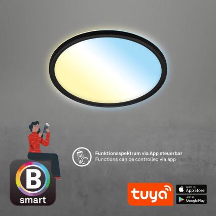 Briloner 7058-015 - Dimmbares LED-Licht SLIM LED/18W/230V 2700-6500K Wi-Fi Tuya + Fernbedienung