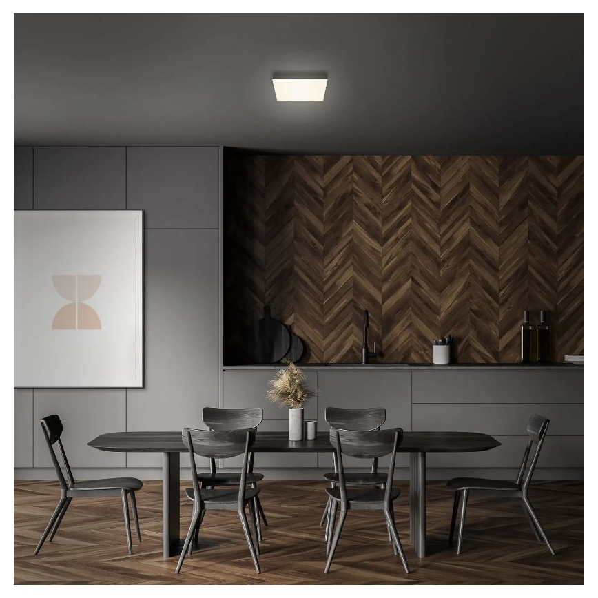 Briloner 7070-015 - Plafoniera LED FLAME LED/16W/230V nero