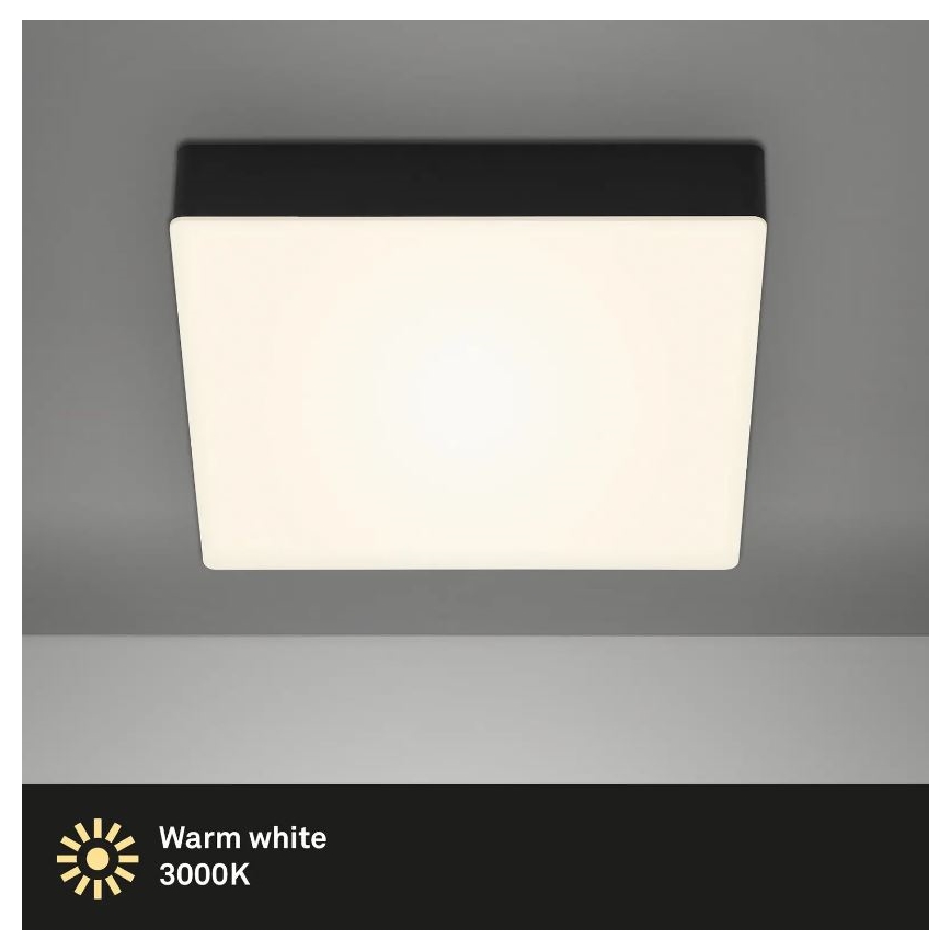 Briloner 7070-015 - Plafoniera LED FLAME LED/16W/230V nero