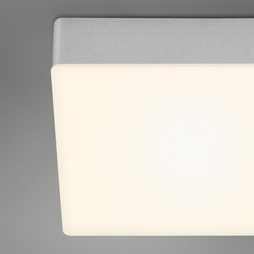Briloner 7071-014 - LED-Deckenleuchte FLAME LED/21W/230V 3000K 28,7x28,7 cm silbern