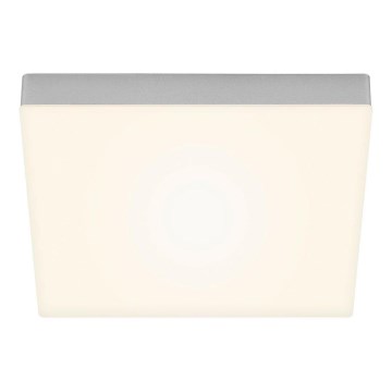Briloner 7071-014 - LED-Deckenleuchte FLAME LED/21W/230V 3000K 28,7x28,7 cm silbern