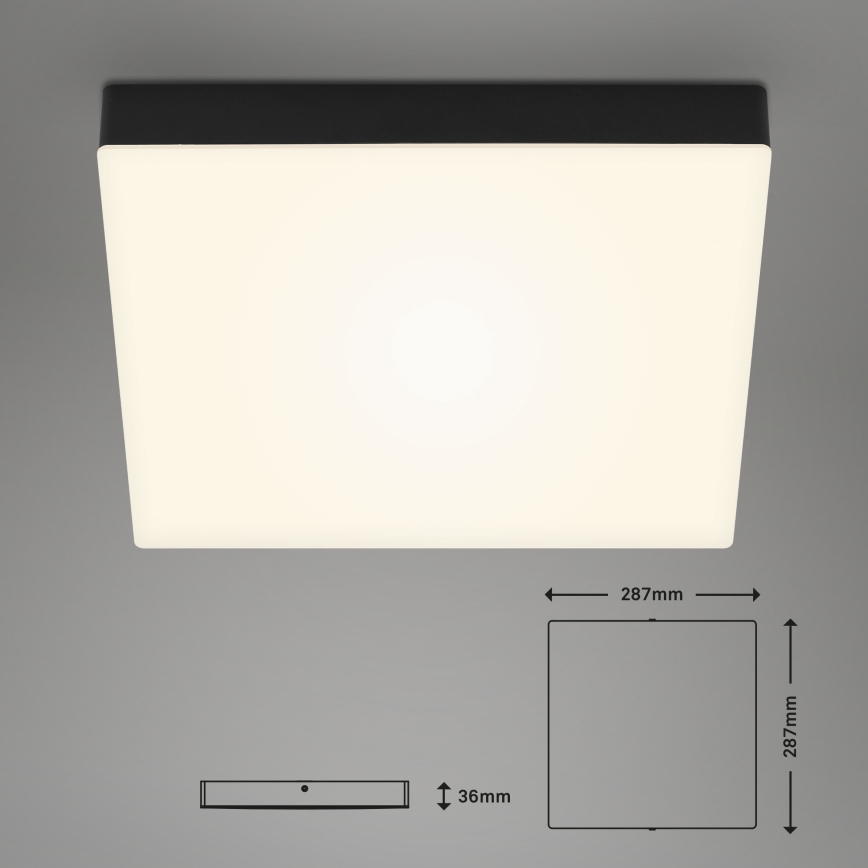 Briloner 7071015 - LED-Deckenleuchte FLAME LED/21W/230V schwarz