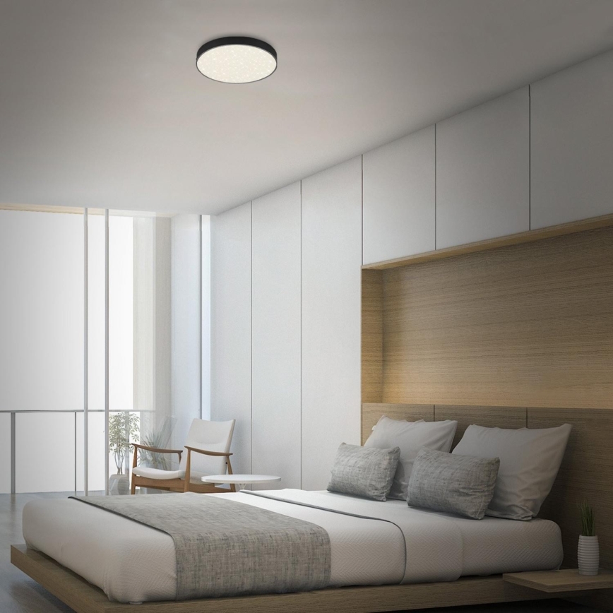 Briloner 7074-415 - LED-Deckenleuchte STAR SKY LED/21W/230V 4000K d 28 cm schwarz