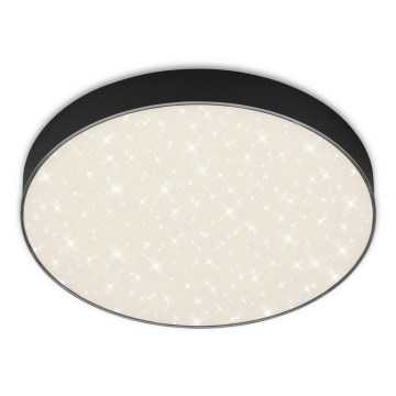 Briloner 7074-415 - Plafonnier STAR SKY LED/21W/230V 4000K d. 28 cm noir