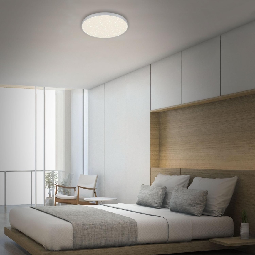 Briloner 7075-414 - Plafoniera LED STAR SKY LED/24,5W/230V 4000K diametro 38 cm argento