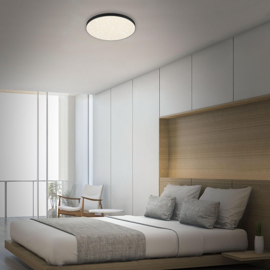 Briloner 7075-415 - Plafoniera LED STAR SKY LED/24,5W/230V 4000K diametro 38 cm nero