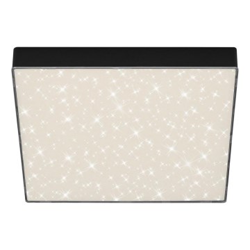 Briloner 7078-415 - Plafoniera LED STAR SKY LED/21W/230V 4000K 28x28 cm nero