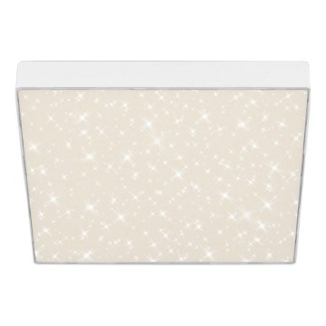 Briloner 7078-416 - Plafonnier STAR SKY LED/21W/230V 4000K 28x28 cm blanc