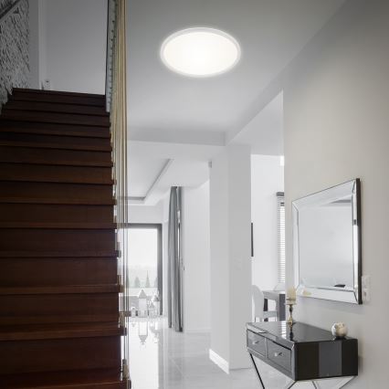 Briloner 7080-016 - Plafonnier à intensité variable SLIM LED/22W/230V 2700-6500K + télécommande