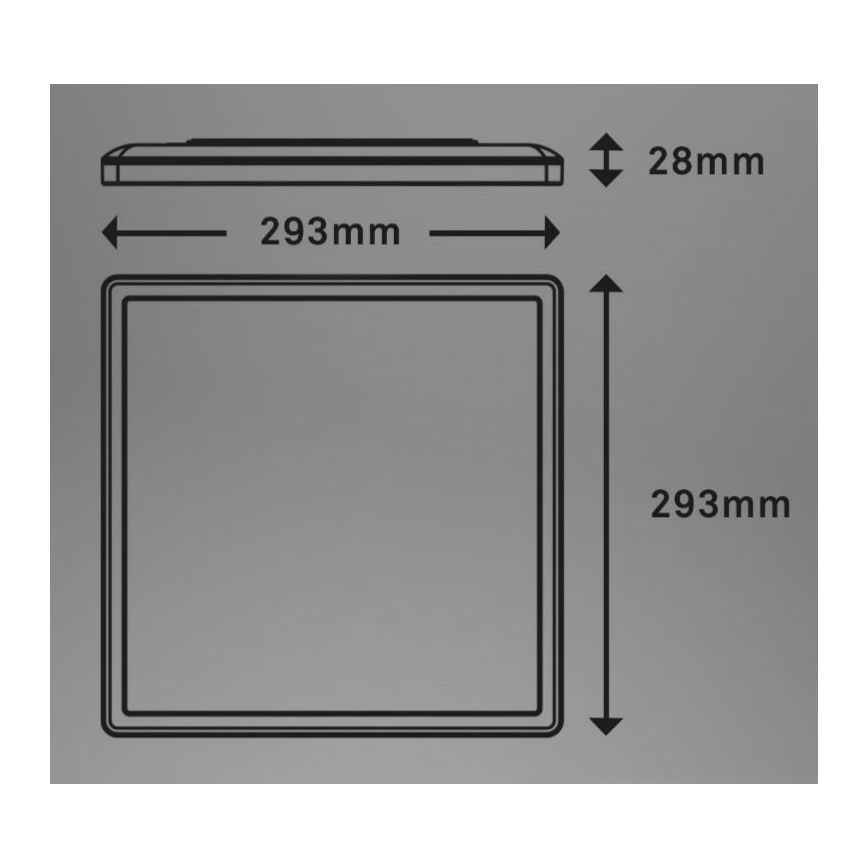 Briloner 7081-015 - Plafoniera LED dimmerabile SLIM LED/18W/230V 2700-6500K + telecomando