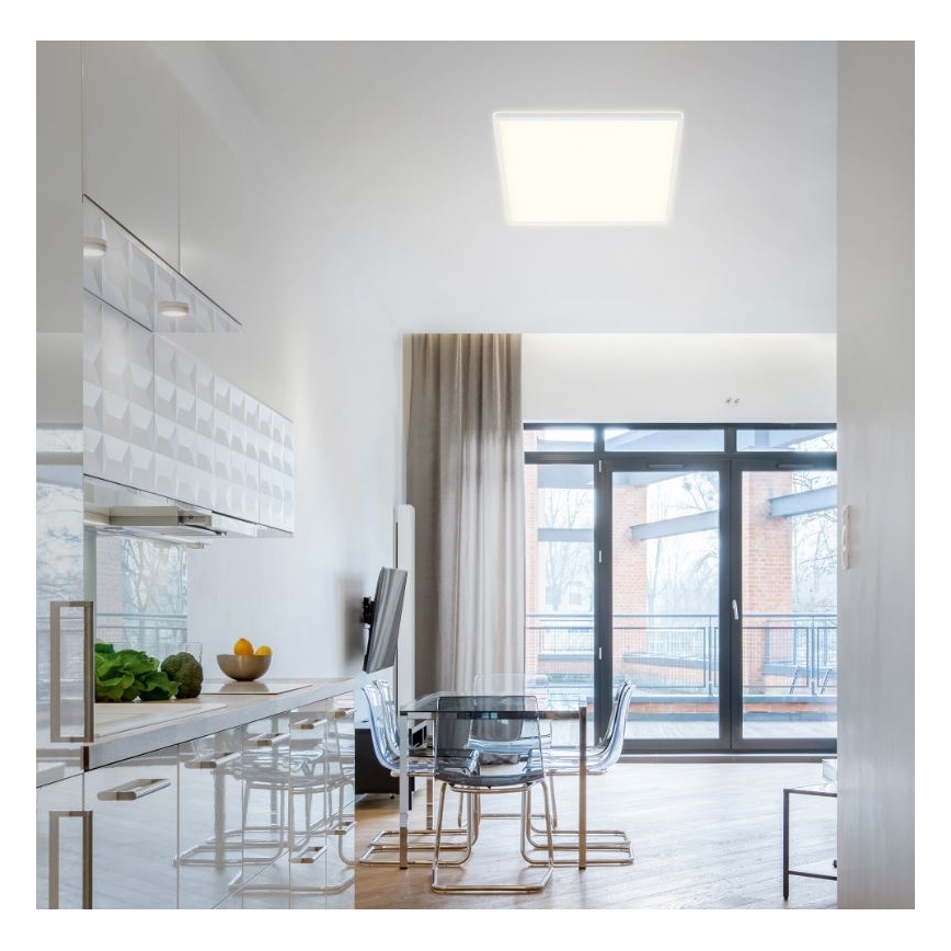 Briloner 7082-016 - Plafoniera LED dimmerabile SLIM LED/22W/230V 2700-6500K + telecomando