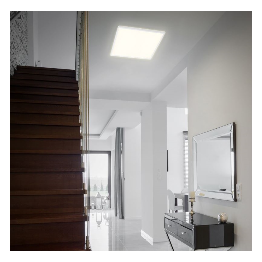 Briloner 7082-016 - Plafonnier à intensité variable LED SLIM LED/22W/230V 2700-6500K + télécommande