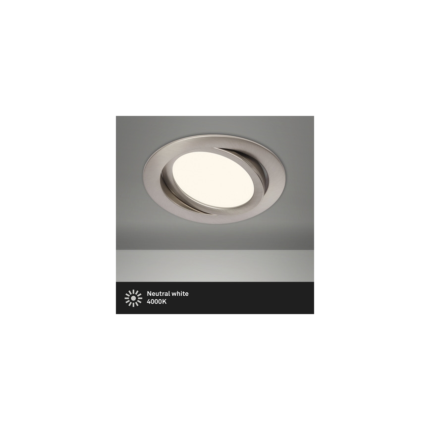 Briloner 7116-412 - Spot encastrable de salle de bain LED FLAT IN LED/9W/230V IP23