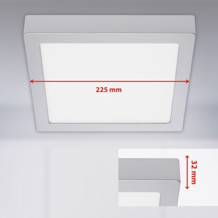 Briloner 7118-014 - LED-Deckenleuchte FIRE LED/16,5W/230V 3000K
