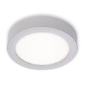 Briloner 7122-014 - Plafonnier LED FIRE, 11 W, 230 V, 3000 K, Ø 17 cm, argenté