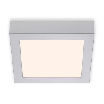 Briloner 7123-014 - Lampada da soffitto LED FIRE, 12W, 230V, 3000K, 17x17cm, argento