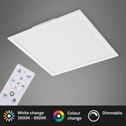 Briloner 7152-016 - LED RGB Dimmbares Aufbaupanel COLOUR LED/24W/230V 3000-6500K + Fernbedienung