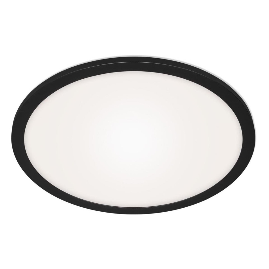 Briloner 7168-015 - Plafoniera LED dimmerabile PIATTO LED/22W/230V 3000-6500K diametro 40 cm nero + telecomando
