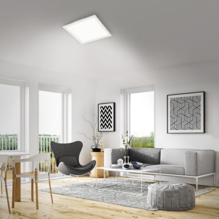 Briloner 7179-016 - Plafonnier à intensité variable PIATTO LED/24W/230V 3000-6500K + télécommande