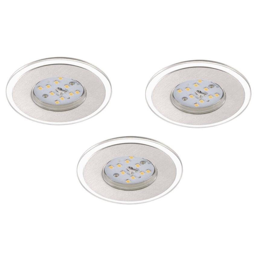 Briloner 7197-039-SET 3x Luce da incasso LED da bagno dimmerabile LED/4,5W/230V IP44