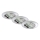 Briloner 7209-038 - SET 3x LED-Einbauleuchte für Badezimmer LED/5W/230V IP23