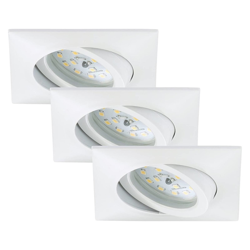Briloner 7210-036 - SET 3x Lampada LED da incasso per bagni ATTACH LED/5W/230V IP23 bianco