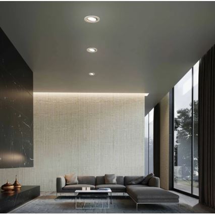 Briloner 7221-032 - SET 3x LED Badezimmer-Einbauleuchte 1xGU10/3W/230V IP23 matt Chrom