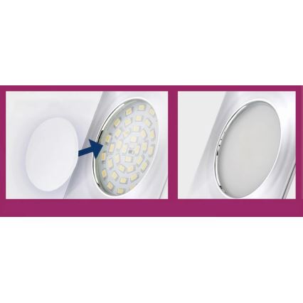 Briloner 7224-040 - SET 4x Diffusore per luci da incasso diametro 69 mm