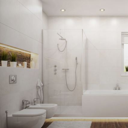 Briloner 7231-032 - SET 3x Dimmbare LED-Einbauleuchte für das Badezimmer ATTACH hell LED/5,5W/230V IP44