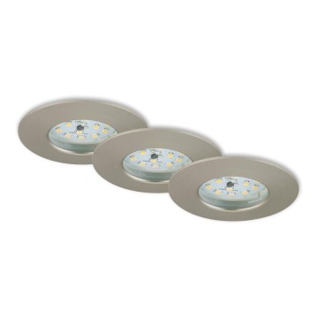 Briloner 7231-032 - SET 3x LED Dimmerabile bagno da incasso ATTACH chiaro LED/5,5W/230V IP44