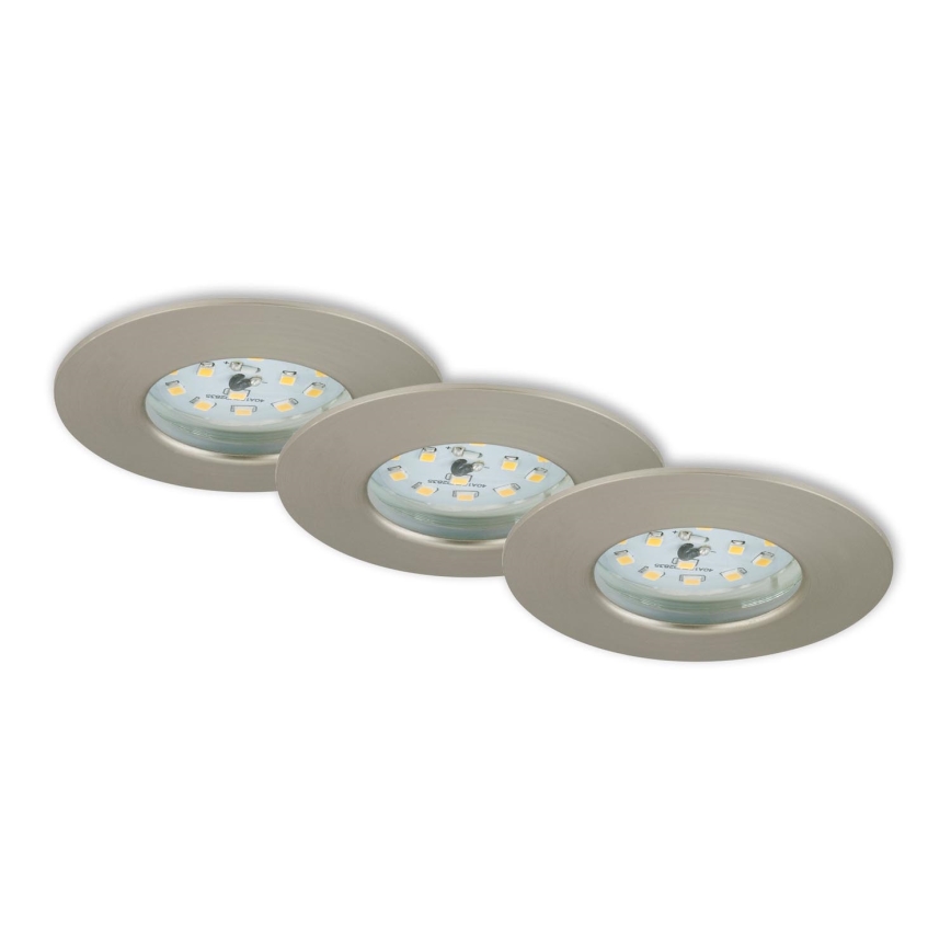 Briloner 7231-032 - SET 3x LED Dimmerabile bagno da incasso ATTACH chiaro LED/5,5W/230V IP44