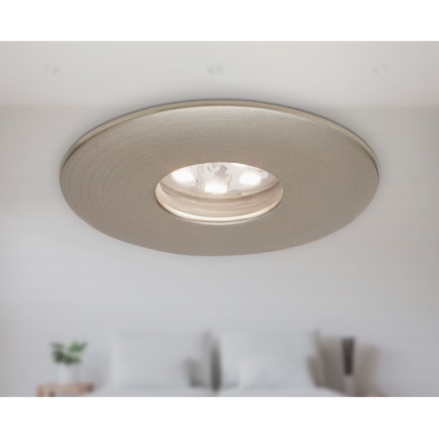 Briloner 7240-032 - SET 3x Lampada LED da incasso per bagni ATTACH LED/1,8W/230V IP44 cromo opaco