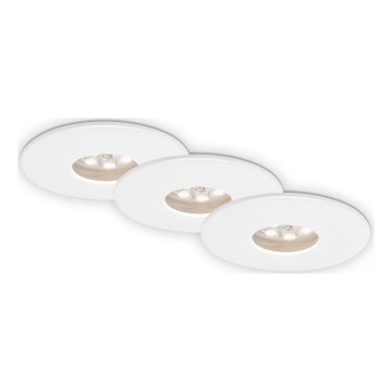 Briloner 7240-036 -SET 3x Lampada LED da incasso per bagni ATTACH LED/1,8W/230V IP44 bianco