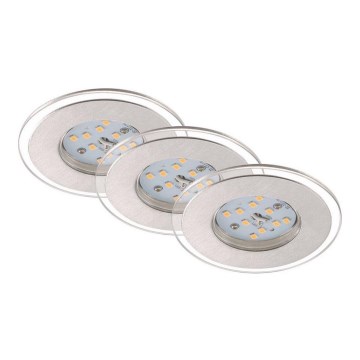 Briloner 7257-039 - SET 3x Lampada LED da incasso per bagni ATTACH LED/4,5W/230V IP44