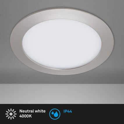 Briloner 7286-012 - Lampada LED da incasso per bagni LED/12W/230V IP44