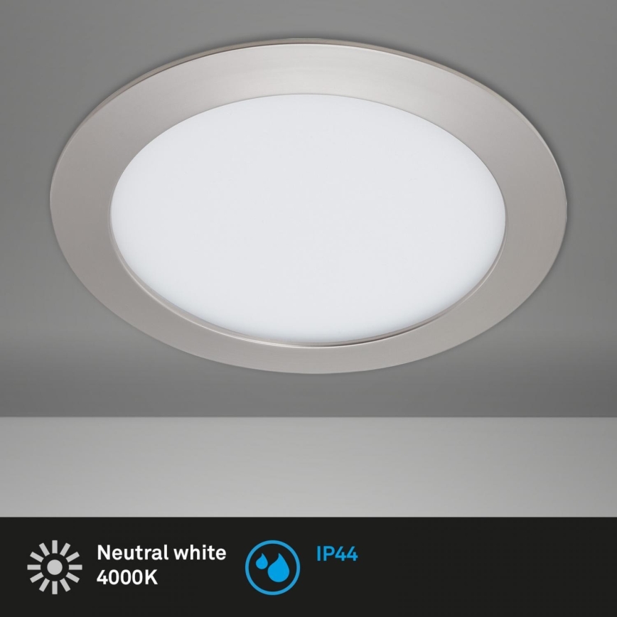Briloner 7286-012 - Lampada LED da incasso per bagni LED/12W/230V IP44