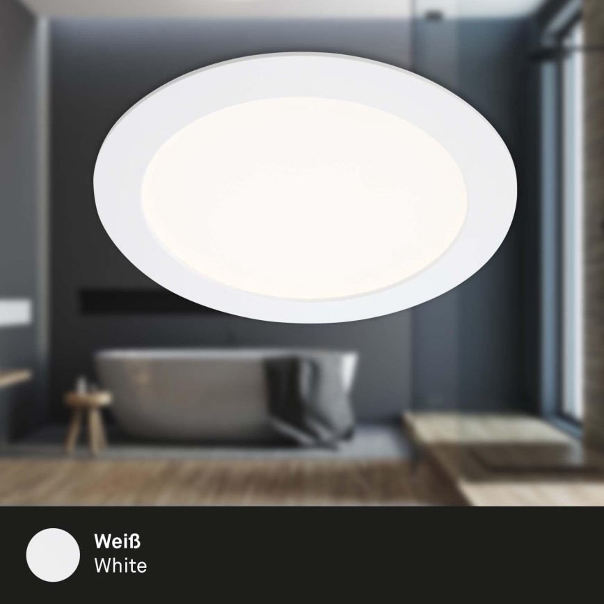 Briloner 7286-016 - LED-Badezimmer-Einbauleuchte LED/12W/230V IP44
