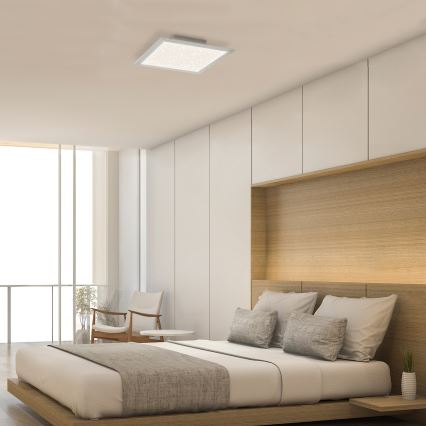 Briloner 7302-016 - Dimmbare LED-Deckenleuchte STARRY SKY LED/23W/230V 3000-6000K + Fernbedienung