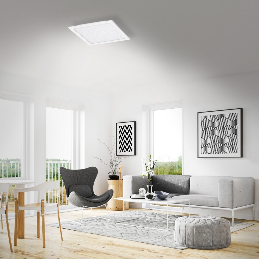 Briloner 7302-016 - Dimmbare LED-Deckenleuchte STARRY SKY LED/23W/230V 3000-6000K + Fernbedienung