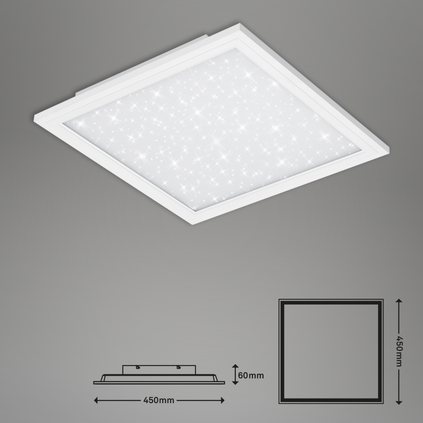 Briloner 7302-016 - Dimmbare LED-Deckenleuchte STARRY SKY LED/23W/230V 3000-6000K + Fernbedienung