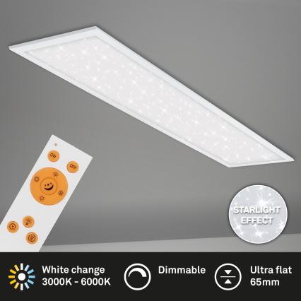 Briloner 7304-016 - Plafoniera LED dimmerabile STARRY SKY LED/36W/230V 3000-6000K + telecomando