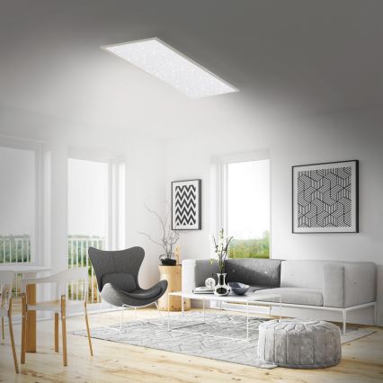 Briloner 7304-016 - Plafonnier à intensité variable LED STARRY SKY LED/36W/230V 3000-6000K + télécommande