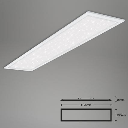 Briloner 7304-016 - Plafonnier à intensité variable LED STARRY SKY LED/36W/230V 3000-6000K + télécommande