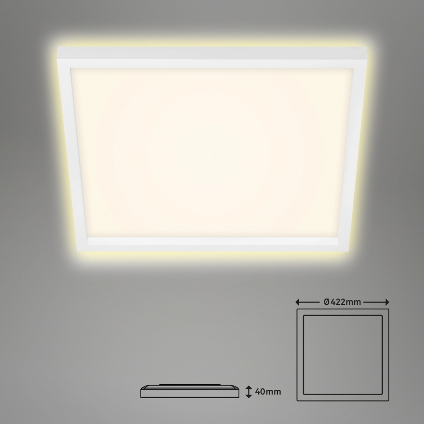 Briloner 7364-016 - Plafoniera LED CADRE LED/22W/230V 42,2x42,2 cm bianca
