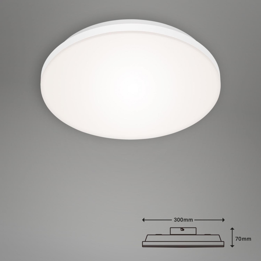 Briloner 7377-016 - Dimmbare LED-Deckenleuchte LED/12W/230V 3000-6500K + Fernbedienung
